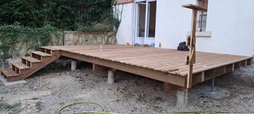 Création d'une terrasse , Dole, Richard Bois & Toit
