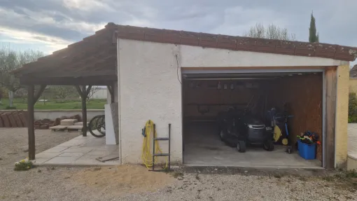 Habillage d'un garage en prepha, Dole, Richard Bois & Toit