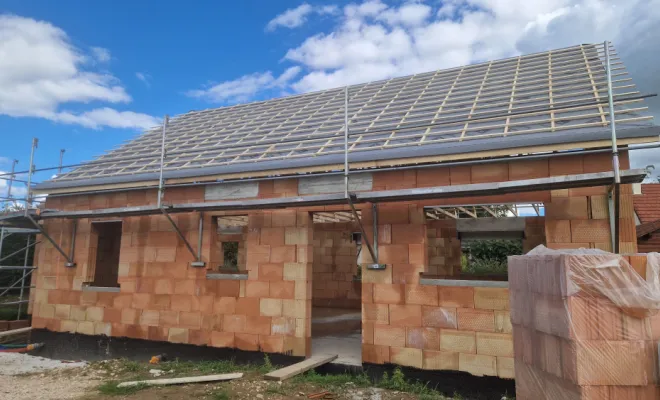 Réalisation de la toiture d'un pavillon neuf à Dole, Dole, Richard Bois & Toit