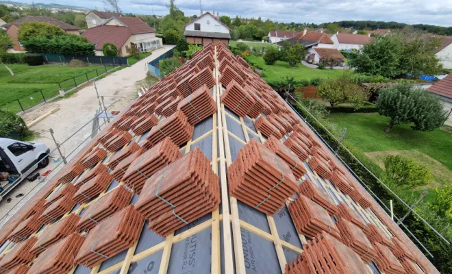 Réalisation de la toiture d'un pavillon neuf à Dole, Dole, Richard Bois & Toit