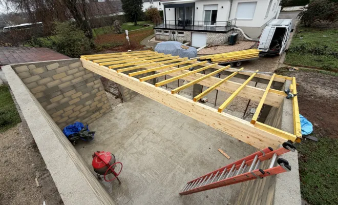 Réalisation d'une toiture de garage à Dole, Dole, Richard Bois & Toit