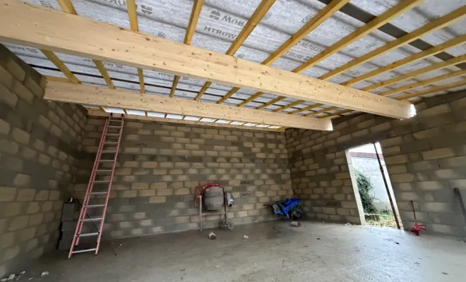 Réalisation d'une toiture de garage à Dole, Dole, Richard Bois & Toit