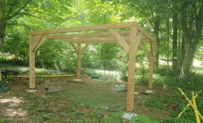 Création d'une pergola , Dole, Richard Bois & Toit