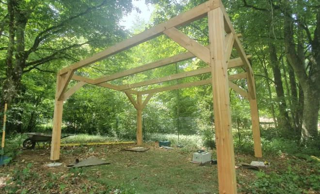 Création d'une pergola , Dole, Richard Bois & Toit