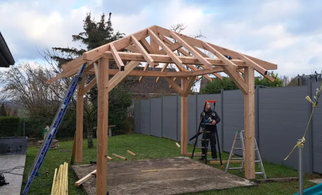 Création d'un kiosque , Dole, Richard Bois & Toit
