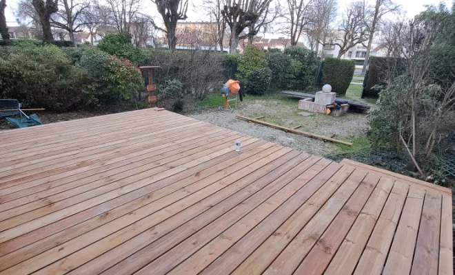 Création d'une terrasse , Dole, Richard Bois & Toit