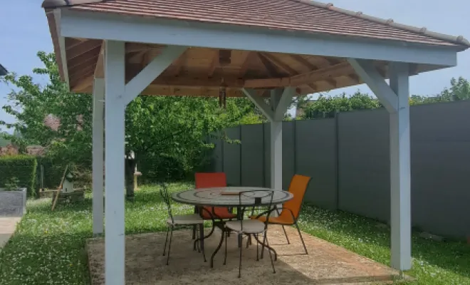 Création d'un kiosque , Dole, Richard Bois & Toit