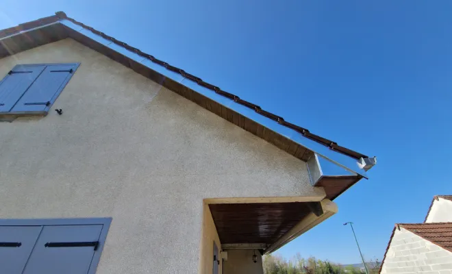 Habillage de rives en zinc, Dole, Richard Bois & Toit