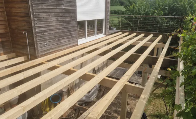 Structure terrasse , Dole, Richard Bois & Toit