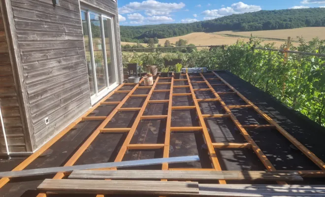 Structure terrasse , Dole, Richard Bois & Toit