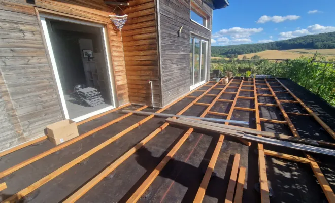 Structure terrasse , Dole, Richard Bois & Toit