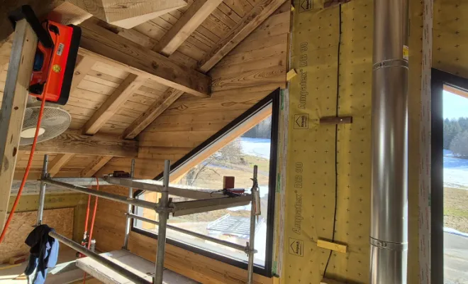 Habillage intérieur d'un chalet  , Dole, Richard Bois & Toit