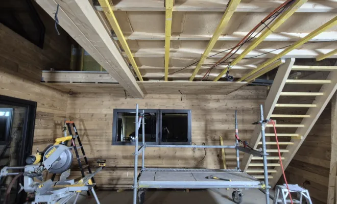 Habillage intérieur d'un chalet  , Dole, Richard Bois & Toit