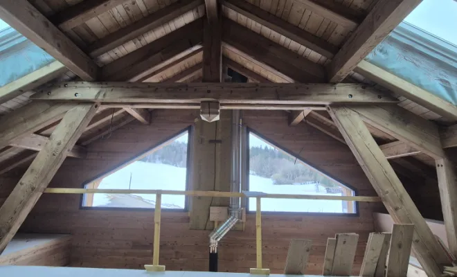 Habillage intérieur d'un chalet  , Dole, Richard Bois & Toit