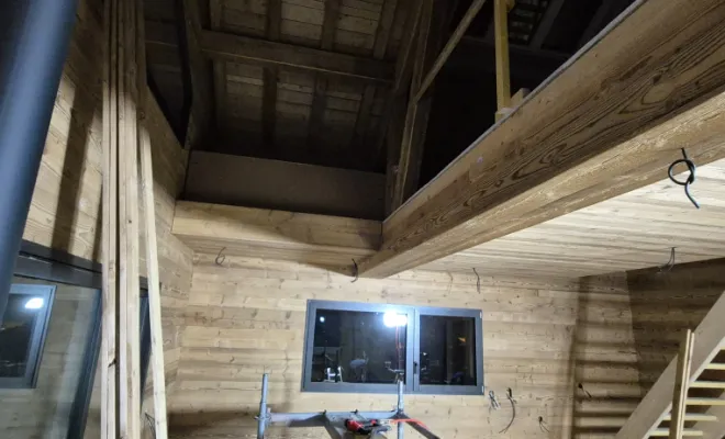 Habillage intérieur d'un chalet  , Dole, Richard Bois & Toit